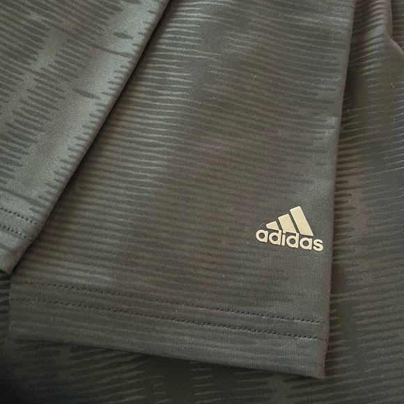 Adidas Climalite Ultimate Embossed Black Tights Leggings NWT Size Large - Picture 7 of 7